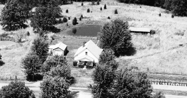 Vintage Aerial photo from 1983 in Osage County, MO