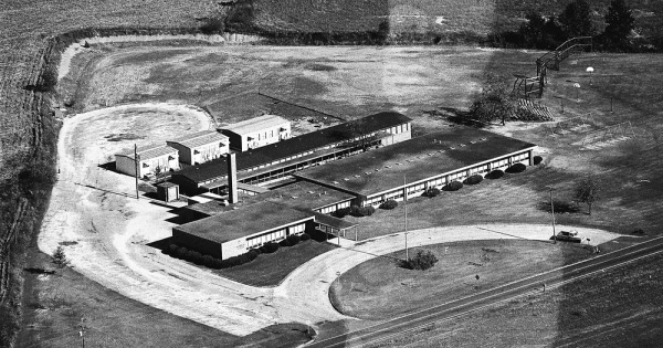 Vintage Aerial photo from -1986 in Chester County, SC