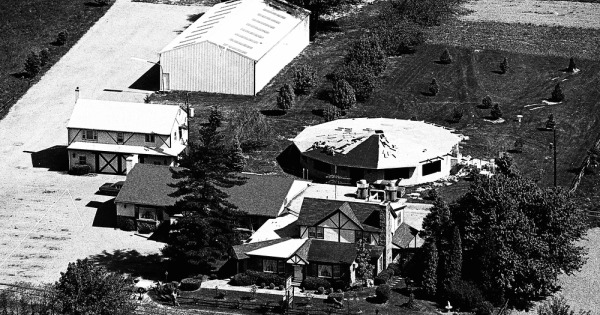 Vintage Aerial photo from -1986 in Chester County, PA