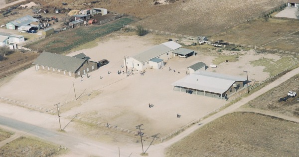 Vintage Aerial photo from 1995 in Gaines County, TX