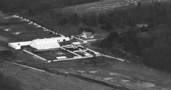 Vintage Aerial photo from 1988 in Benton County, AR