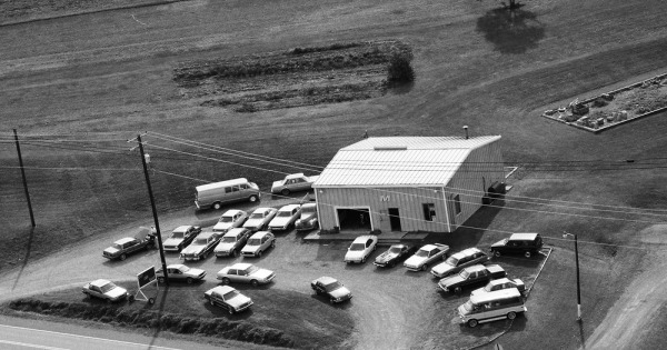 Vintage Aerial photo from 1988 in Lycoming County, PA
