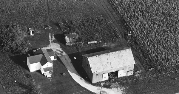 Vintage Aerial photo from 1965 in Fairfield County, OH