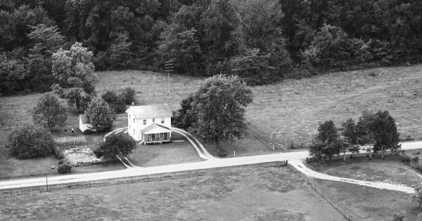 Vintage Aerial photo from 1971 in Randolph County, IN