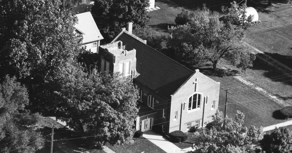 Vintage Aerial photo from 1992 in Sac County, IA