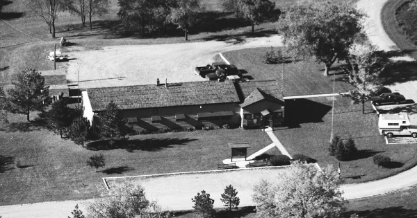 Vintage Aerial photo from 1988 in Livingston County, MI