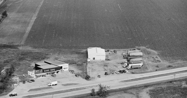 Vintage Aerial photo from 1980 in Bay County, MI