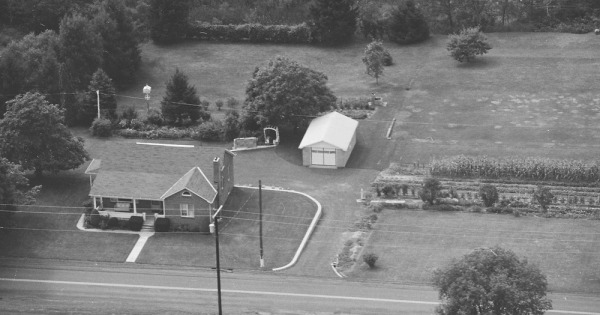 Vintage Aerial photo from 1980 in Perry County, PA