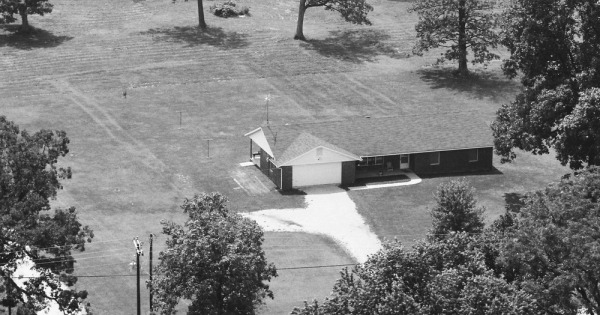 Vintage Aerial photo from 1985 in Monroe County, IN
