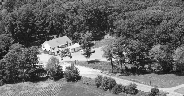 Vintage Aerial photo from 1984 in Monroe County, PA