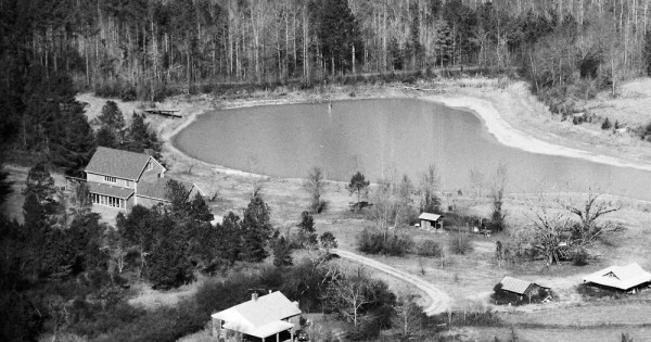 Vintage Aerial photo from 1989 in Oconee County, GA
