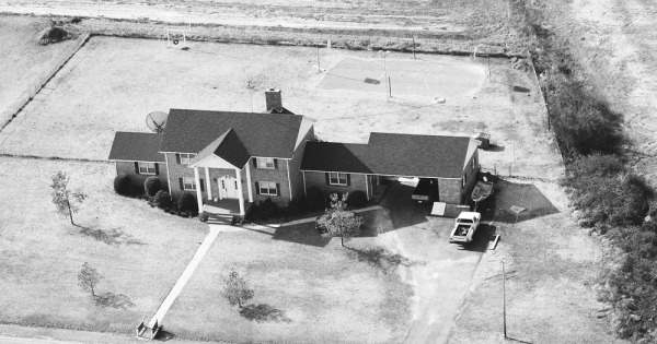 Vintage Aerial photo from 1990 in Hertford County, NC