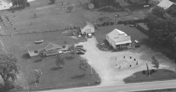 Vintage Aerial photo from 1995 in Erie County, OH
