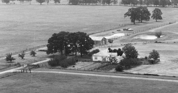 Vintage Aerial photo from 1984 in Kaufman County, TX
