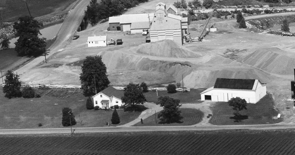 Vintage Aerial photo from 1973 in Putnam County, OH