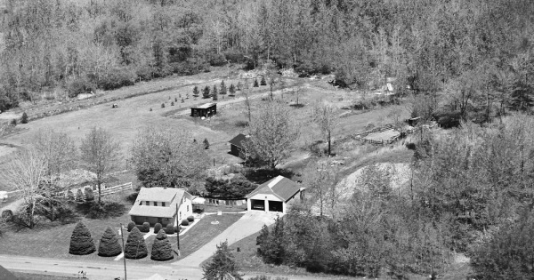 Vintage Aerial photo from 1979 in Somerset County, PA