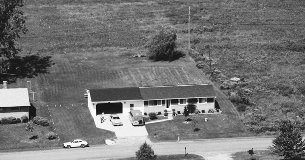 Vintage Aerial photo from 1983 in Macomb County, MI