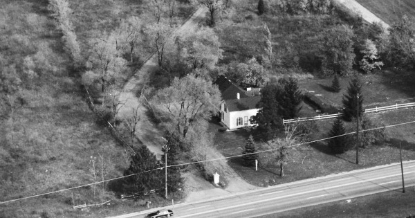 Vintage Aerial photo from 1985 in Wayne County, MI