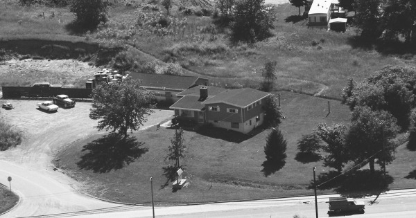 Vintage Aerial photo from 1978 in Hillsdale County, MI