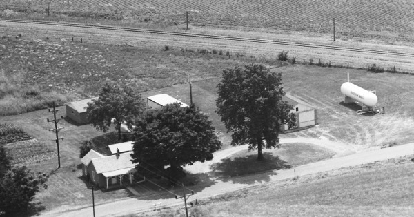 Vintage Aerial photo from 1974 in Vermillion County, IN