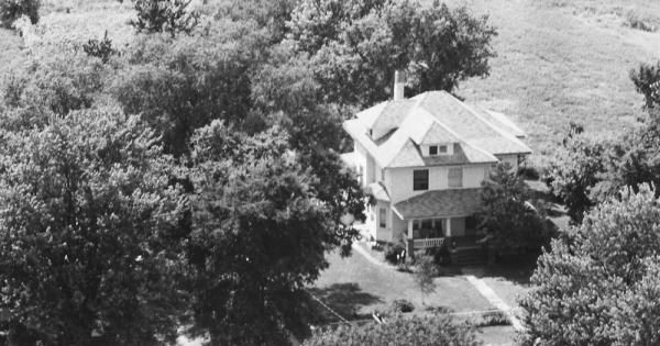 Vintage Aerial photo from 1982 in Marion County, IA