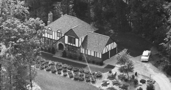 Vintage Aerial photo from 1986 in New Haven County, CT