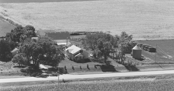 Vintage Aerial photo from 1979 in Saunders County, NE