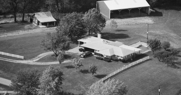 Vintage Aerial photo from 1988 in Ohio County, WV