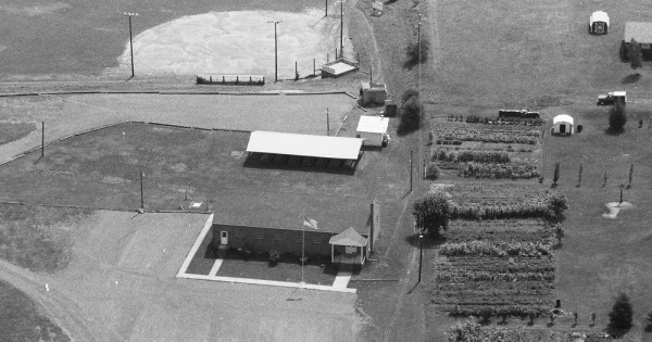 Vintage Aerial photo from 1982 in Rockingham County, VA