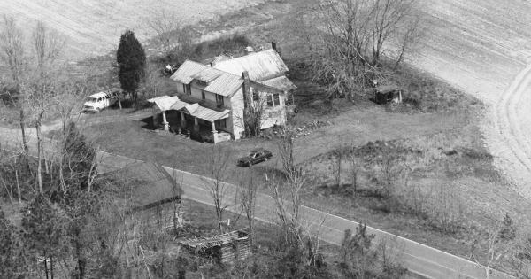 Vintage Aerial photo from 1997 in Chatham County, NC