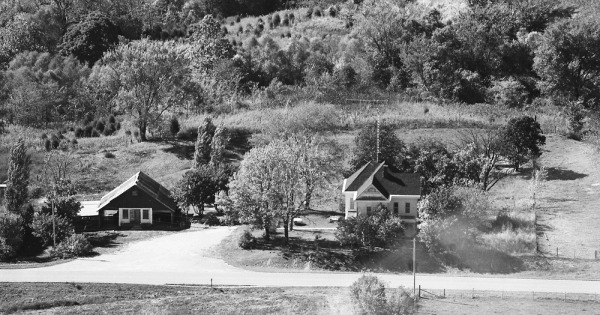 Vintage Aerial photo from 1976 in Randolph County, IL