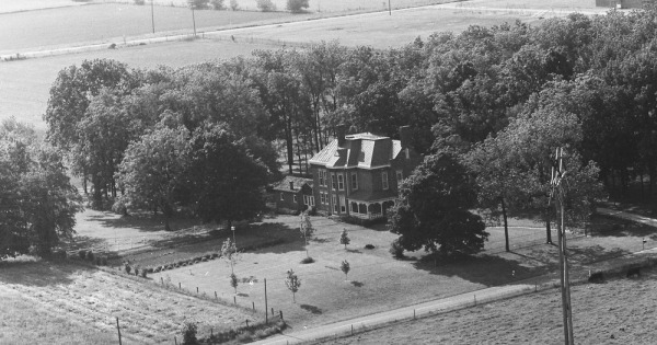 Vintage Aerial photo from 1972 in Boone County, IN