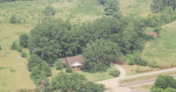 Vintage Aerial photo from 1997 in Jones County, GA