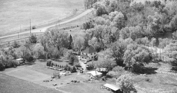 Vintage Aerial photo from 1980 in St. Croix County, WI