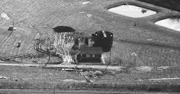 Vintage Aerial photo from 1994 in Lowndes County, MS