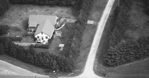 Vintage Aerial photo from 1989 in Wake County, NC
