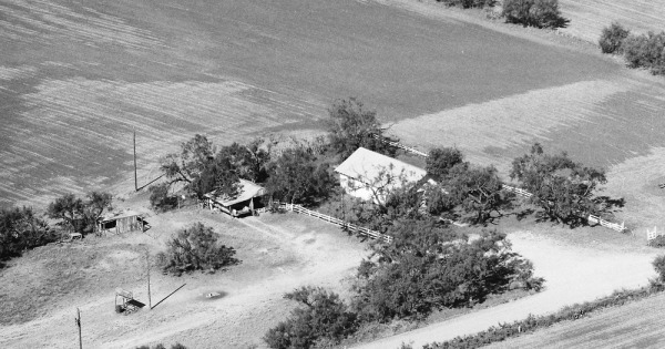 Vintage Aerial photo from 1987 in Concho County, TX
