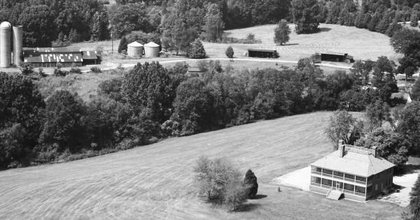 Vintage Aerial photo from 1993 in Goochland County, VA