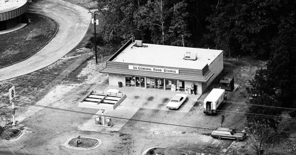 Vintage Aerial photo from -1986 in Douglas County, GA