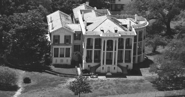 Vintage Aerial photo from 1988 in Iberville Parish, LA