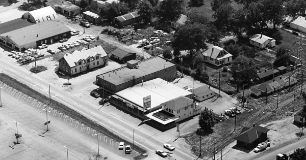 Vintage Aerial photo from 1968 in Madison County, IL