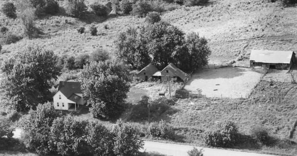 Vintage Aerial photo from 1984 in Warren County, IA