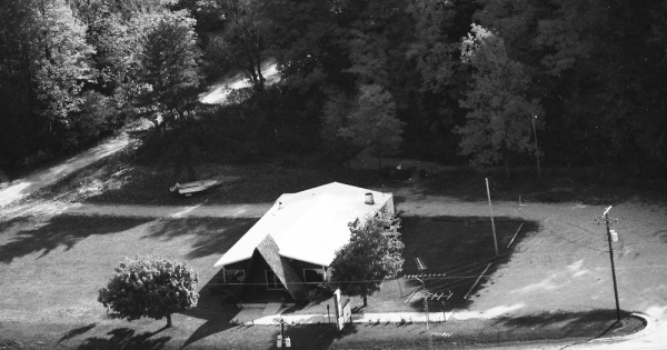 Vintage Aerial photo from 1983 in Manistee County, MI