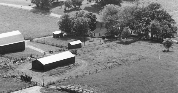 Vintage Aerial photo from 1978 in Hardin County, KY