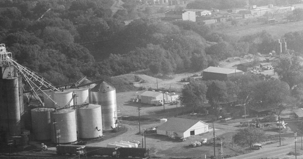 Vintage Aerial photo from 1978 in Cowley County, KS