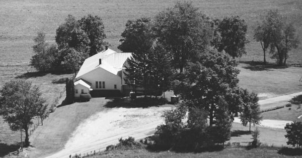Vintage Aerial photo from 1981 in Henry County, IN