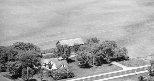 Vintage Aerial photo from 1980 in St. Croix County, WI