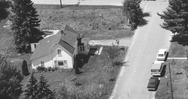 Vintage Aerial photo from 1985 in Polk County, WI