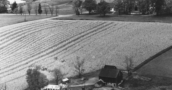 Vintage Aerial photo from 1972 in Baltimore County, MD