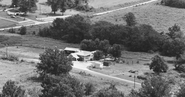 Vintage Aerial photo from 1981 in Benton County, MO